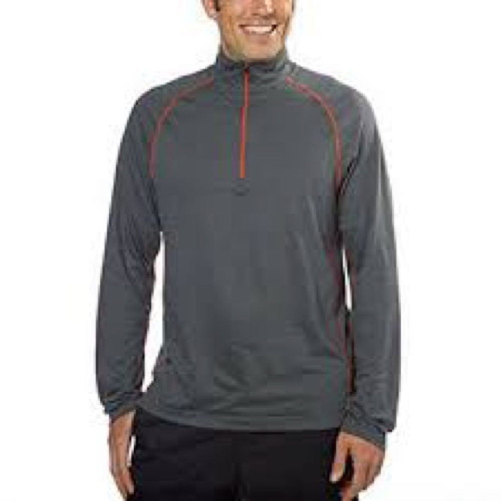 Cloudveil Men’s Half Zip Pullover in Gray XXL EUC